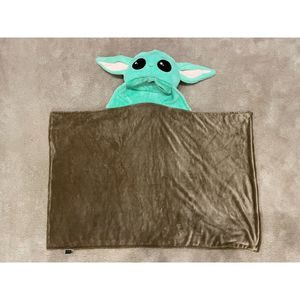 Star Wars Mandalorian Hooded Blanket Baby Yoda Hooded Blanket